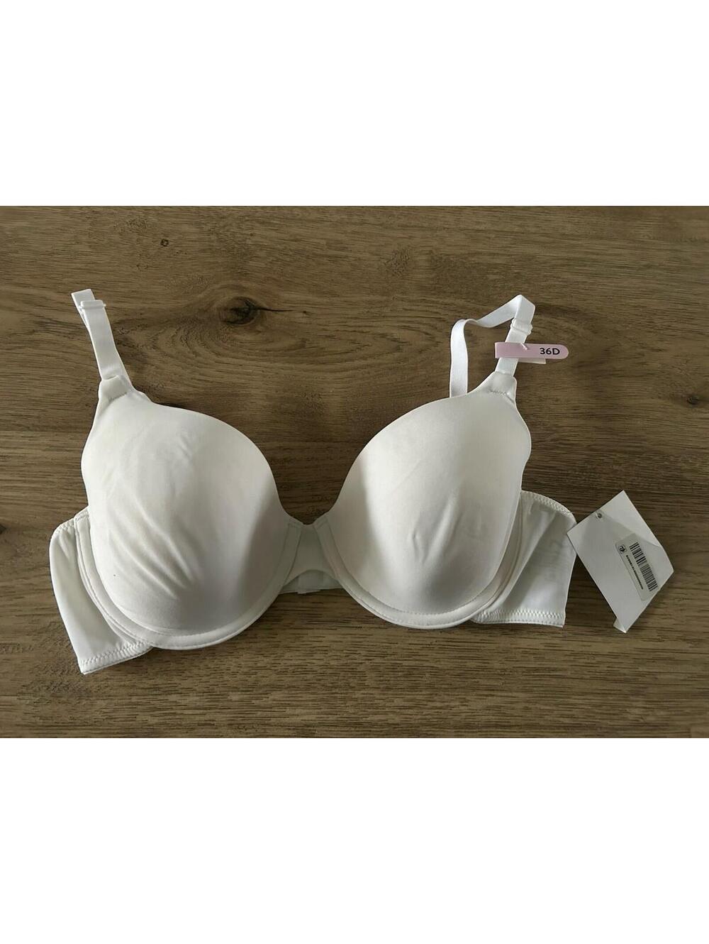 Maidenform White Lightly Lined Maidenform Underwire T-Shirt Bra #012495 36D